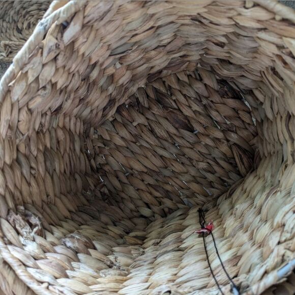 Opalhouse Rattan Elephant Basket Natural - 15.7" x 12.2" retired discontinued - Picture 5 of 7